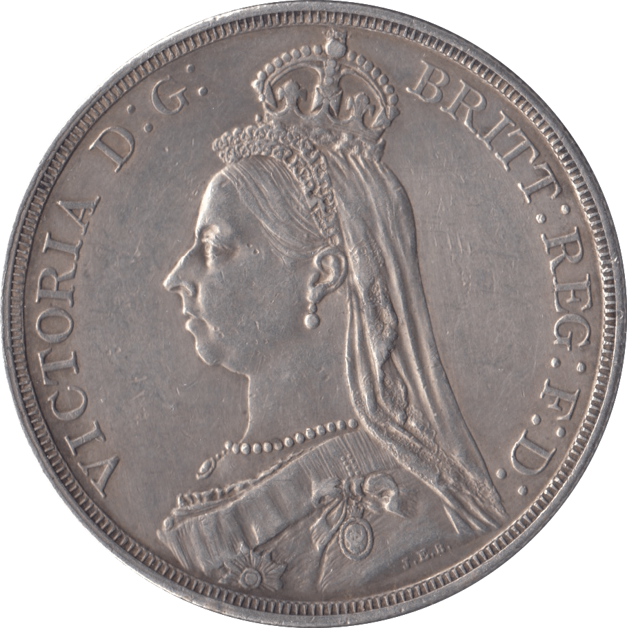 1887 CROWN ( GVF ) - CROWN - Cambridgeshire Coins