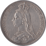 1887 CROWN ( GVF ) - CROWN - Cambridgeshire Coins