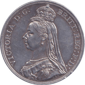 1887 CROWN ( GVF ) - CROWN - Cambridgeshire Coins