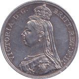 1887 CROWN ( GVF ) - CROWN - Cambridgeshire Coins