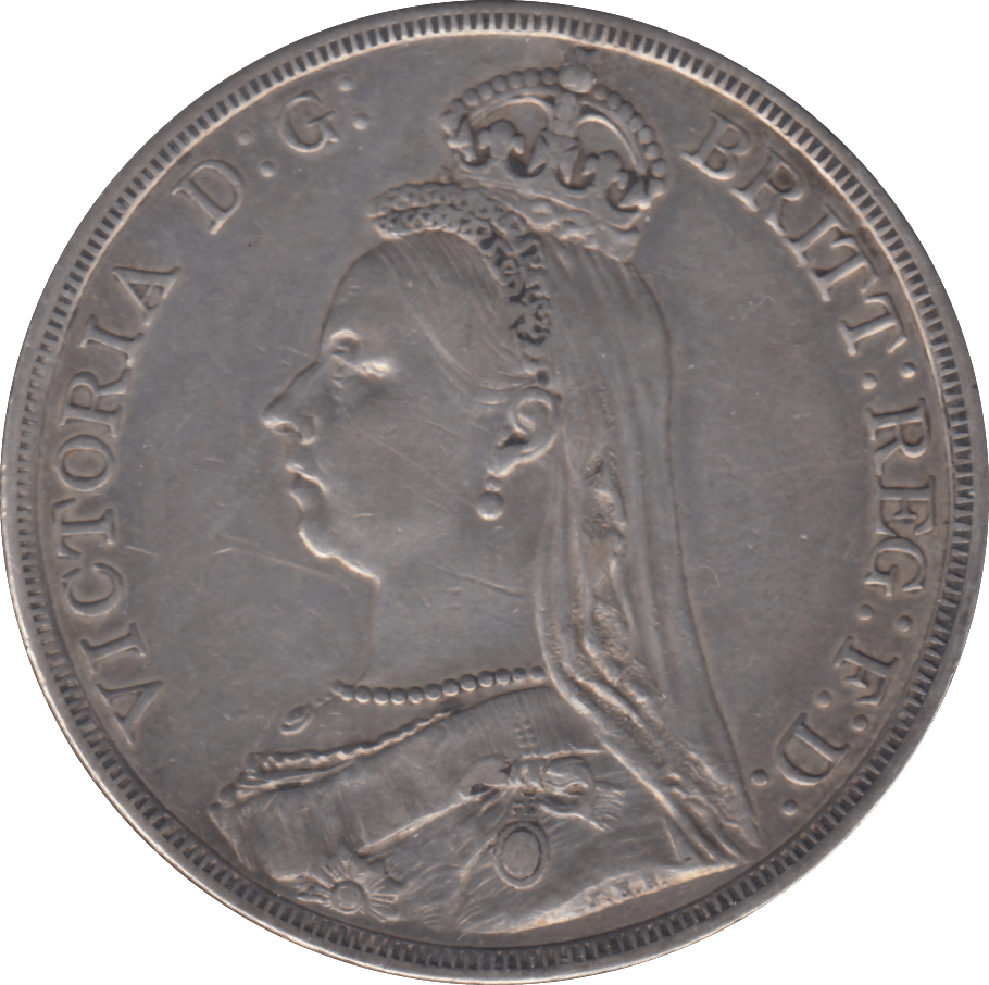 1887 CROWN ( GVF ) - CROWN - Cambridgeshire Coins