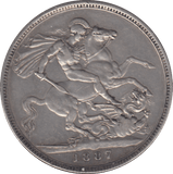 1887 CROWN ( GVF ) - CROWN - Cambridgeshire Coins