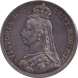 1887 CROWN ( GVF ) - CROWN - Cambridgeshire Coins