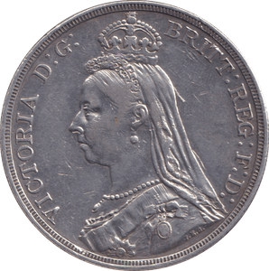 1887 CROWN ( GVF ) - CROWN - Cambridgeshire Coins