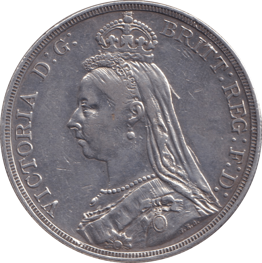1887 CROWN ( GVF ) - CROWN - Cambridgeshire Coins