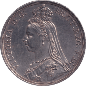 1887 CROWN ( GVF ) - CROWN - Cambridgeshire Coins