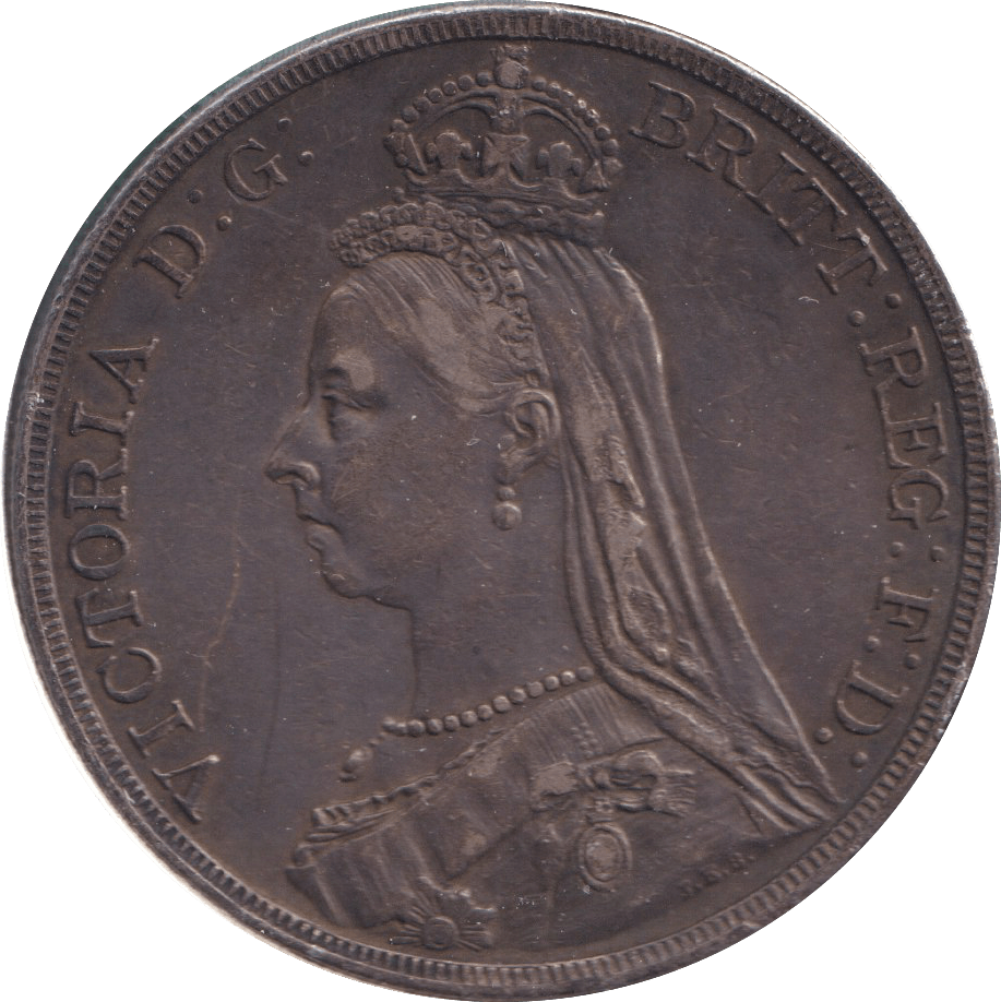 1887 CROWN ( GVF ) - CROWN - Cambridgeshire Coins