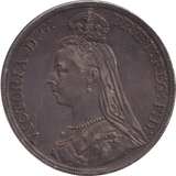 1887 CROWN ( GVF ) - CROWN - Cambridgeshire Coins