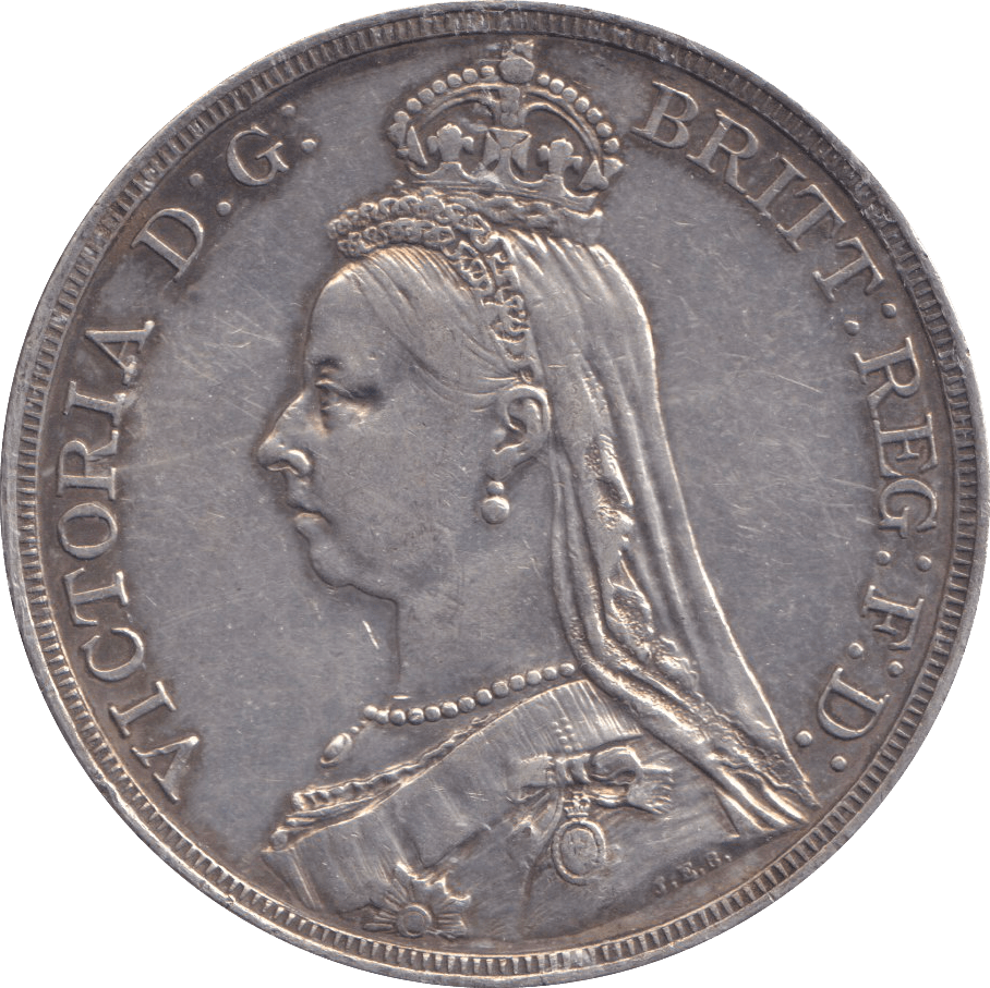 1887 CROWN ( GVF ) - CROWN - Cambridgeshire Coins