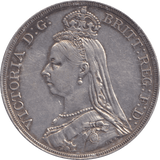 1887 CROWN ( GVF ) - CROWN - Cambridgeshire Coins