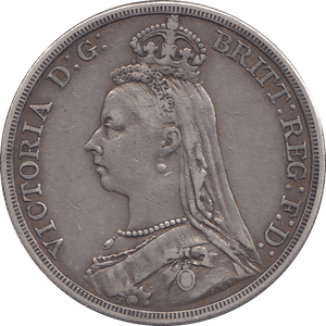 1887 CROWN ( GVF ) - CROWN - Cambridgeshire Coins