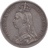 1887 CROWN ( GVF ) - CROWN - Cambridgeshire Coins