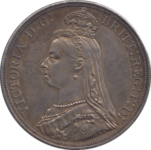 1887 CROWN ( GVF ) - CROWN - Cambridgeshire Coins