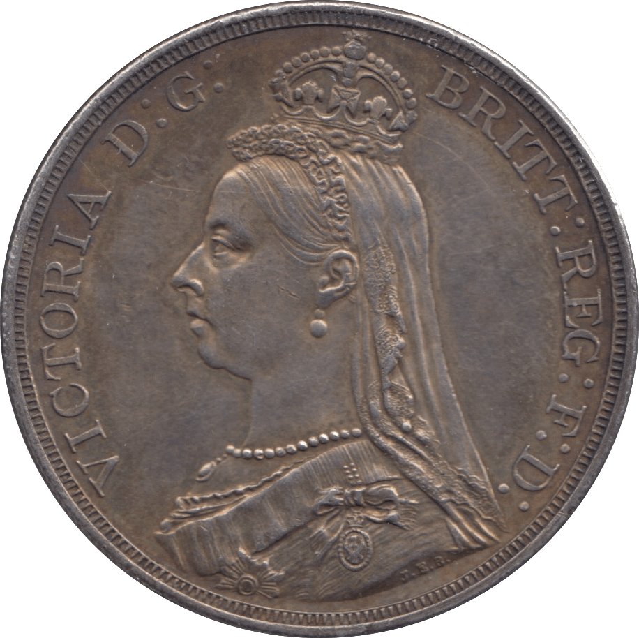 1887 CROWN ( GVF ) - CROWN - Cambridgeshire Coins