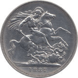 1887 CROWN ( GVF ) - CROWN - Cambridgeshire Coins