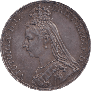 1887 CROWN ( GVF ) - CROWN - Cambridgeshire Coins
