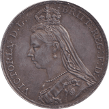 1887 CROWN ( GVF ) - CROWN - Cambridgeshire Coins
