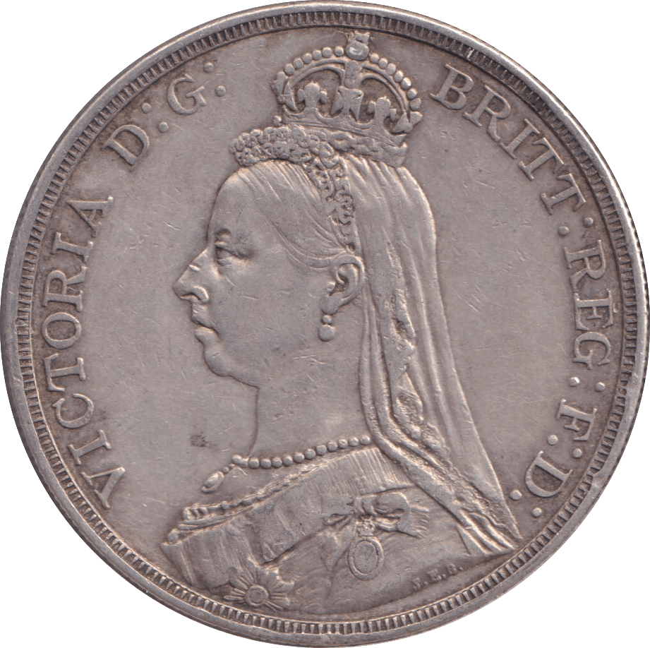1887 CROWN ( GVF ) - CROWN - Cambridgeshire Coins