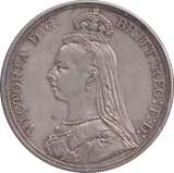 1887 CROWN ( GVF ) - CROWN - Cambridgeshire Coins