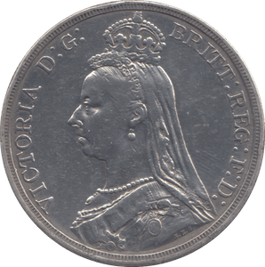 1887 CROWN ( GVF ) - CROWN - Cambridgeshire Coins