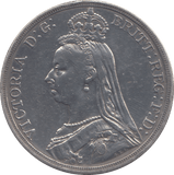1887 CROWN ( GVF ) - CROWN - Cambridgeshire Coins