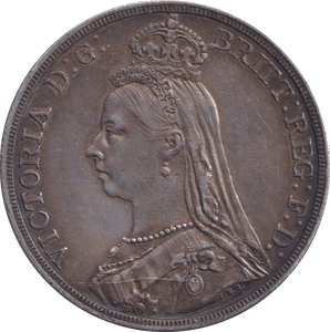 1887 CROWN ( GVF ) - CROWN - Cambridgeshire Coins