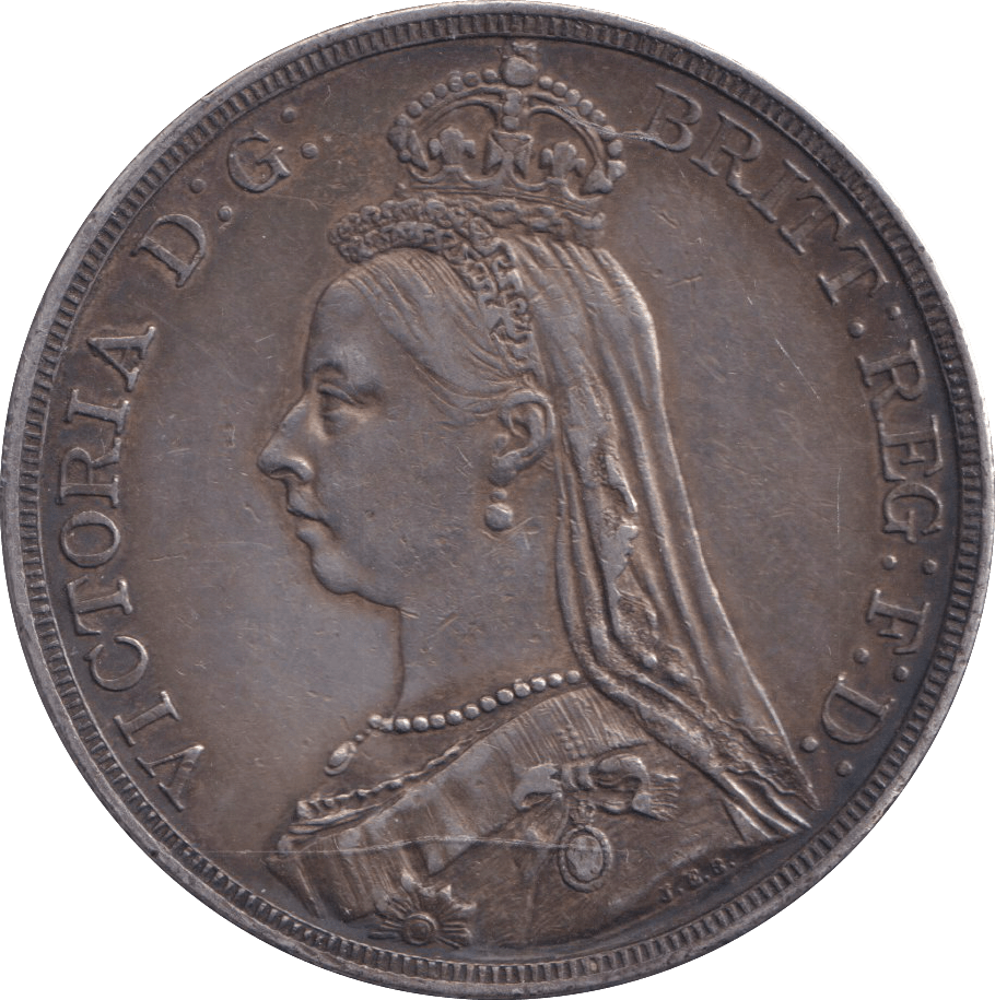 1887 CROWN ( GVF ) - CROWN - Cambridgeshire Coins