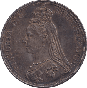 1887 CROWN ( GVF ) - CROWN - Cambridgeshire Coins