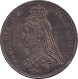 1887 CROWN ( GVF ) - CROWN - Cambridgeshire Coins