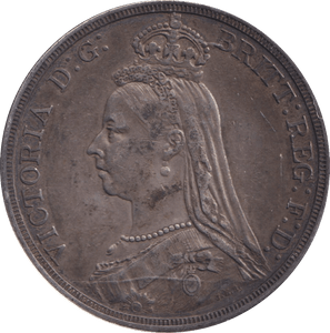 1887 CROWN ( GVF ) - CROWN - Cambridgeshire Coins