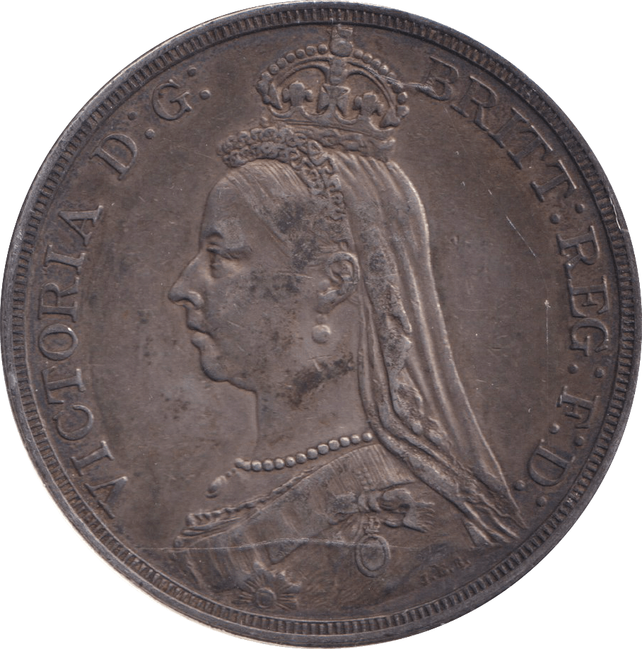 1887 CROWN ( GVF ) - CROWN - Cambridgeshire Coins
