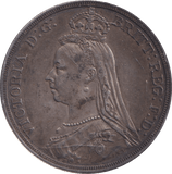 1887 CROWN ( GVF ) - CROWN - Cambridgeshire Coins