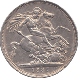 1887 CROWN ( GVF ) - WORLD COINS - Cambridgeshire Coins