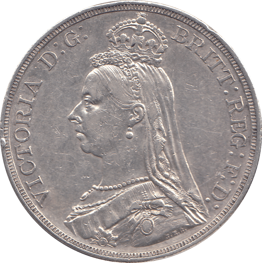 1887 CROWN ( GVF ) - WORLD COINS - Cambridgeshire Coins