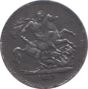 1887 CROWN TOY MONEY ( UNC ) - WORLD COINS - Cambridgeshire Coins