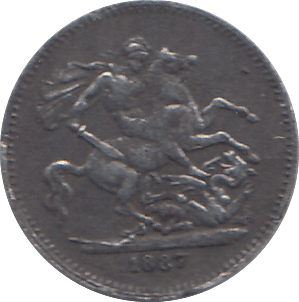 1887 CROWN TOY MONEY ( UNC ) - WORLD COINS - Cambridgeshire Coins