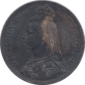 1887 CROWN ( UNC ) - CROWN - Cambridgeshire Coins