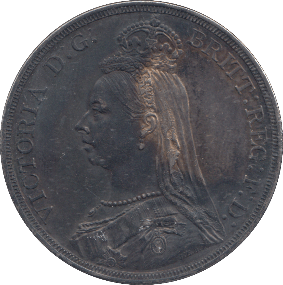 1887 CROWN ( UNC ) - CROWN - Cambridgeshire Coins