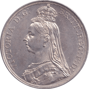 1887 CROWN ( UNC ) - CROWN - Cambridgeshire Coins