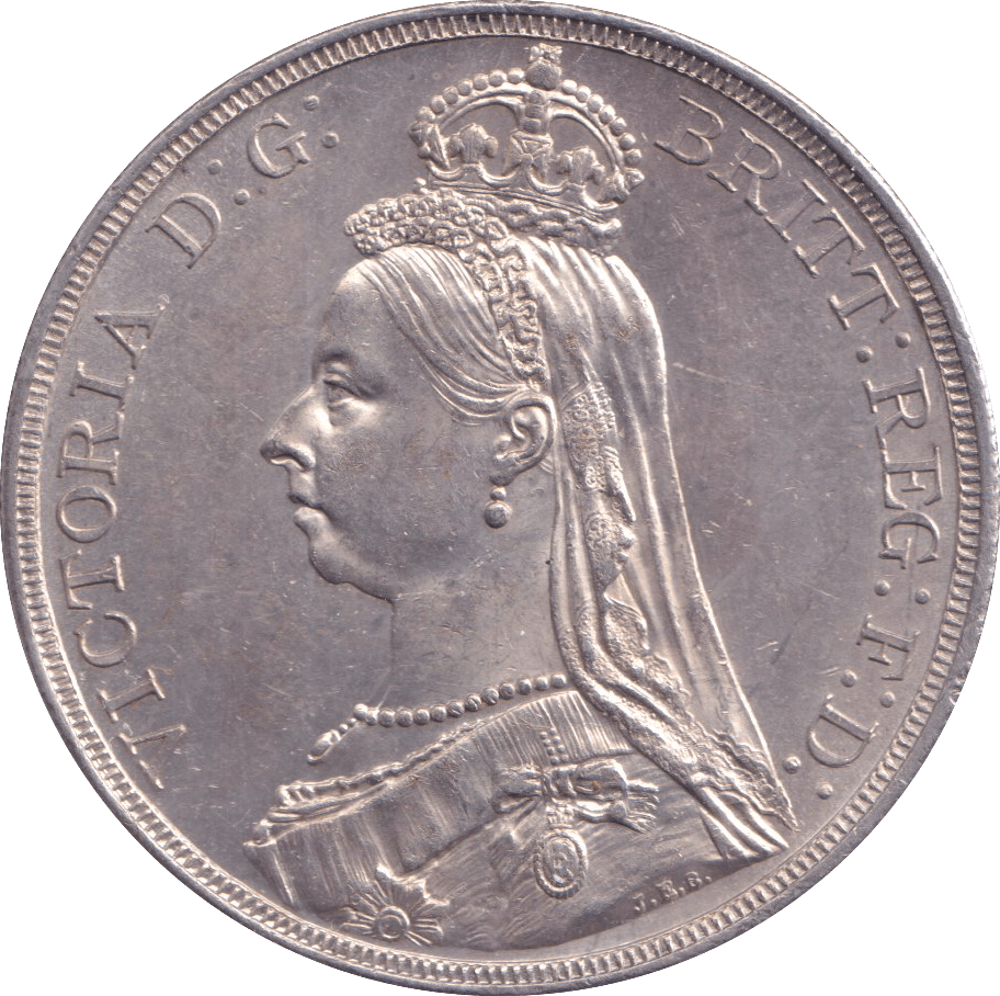 1887 CROWN ( UNC ) - CROWN - Cambridgeshire Coins