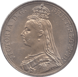 1887 CROWN ( UNC ) - CROWN - Cambridgeshire Coins