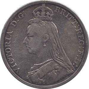 1887 CROWN ( VF ) - CROWN - Cambridgeshire Coins