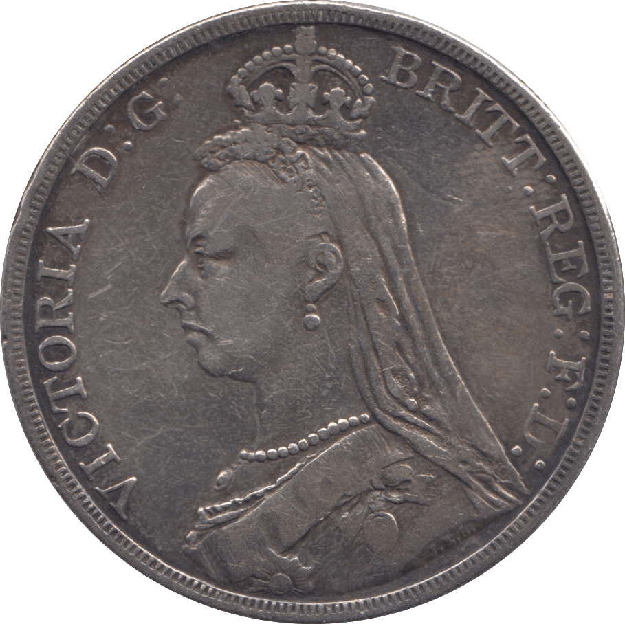 1887 CROWN ( VF ) - CROWN - Cambridgeshire Coins