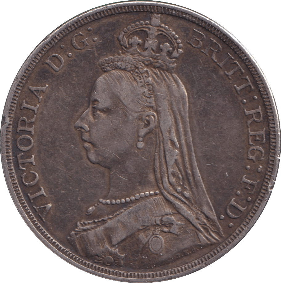 1887 CROWN ( VF ) - CROWN - Cambridgeshire Coins