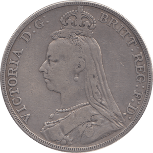 1887 CROWN ( VF ) - CROWN - Cambridgeshire Coins