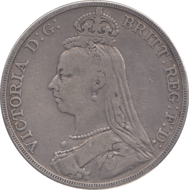 1887 CROWN ( VF ) - CROWN - Cambridgeshire Coins