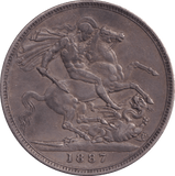 1887 CROWN ( VF ) - Crown - Cambridgeshire Coins