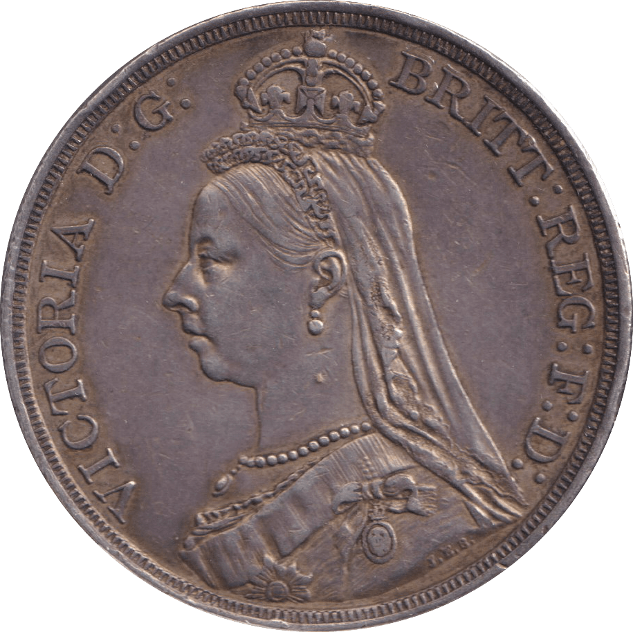 1887 CROWN ( VF ) - CROWN - Cambridgeshire Coins