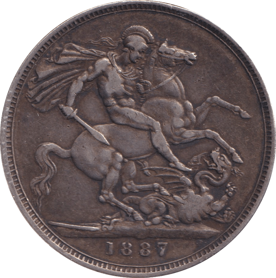 1887 CROWN ( VF ) - CROWN - Cambridgeshire Coins
