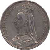 1887 CROWN ( VF ) - CROWN - Cambridgeshire Coins